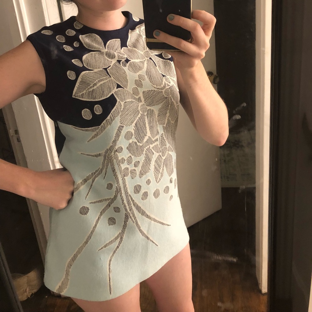 Vintage Mod 1960s/1970s tunic dress